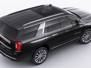 gmc yukon denali 2021 3D Модель