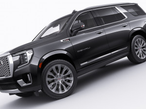 gmc yukon denali 2021 3D Модель