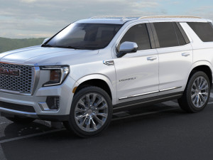 gmc yukon denali 2021 3D Модель
