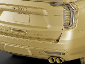 gmc yukon denali 2021 3D Модель