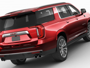 gmc yukon xl 2021 denali 3D Model