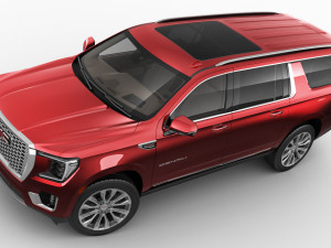gmc yukon xl 2021 denali 3D Model
