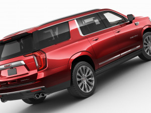 gmc yukon xl 2021 denali 3D Model