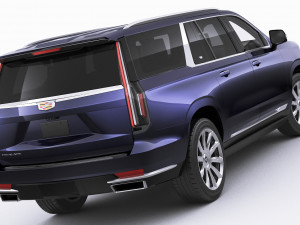 cadillac escalade 2021 esv Model 3D