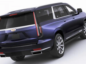 cadillac escalade 2021 esv 3D Model