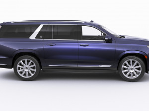 cadillac escalade 2021 esv Model 3D