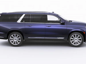 cadillac escalade 2021 esv 3D Model