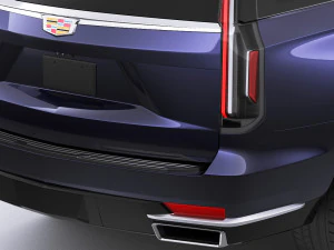 cadillac escalade 2021 esv 3D Model