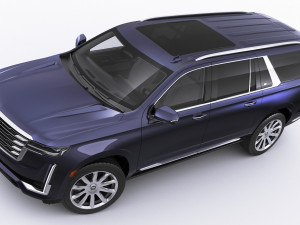 cadillac escalade 2021 esv Model 3D