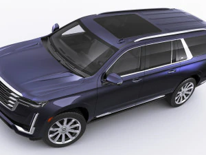 cadillac escalade 2021 esv 3D Model