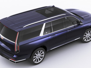 cadillac escalade 2021 esv Model 3D