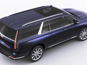 cadillac escalade 2021 esv 3D Model