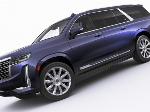 cadillac escalade 2021 esv Model 3D