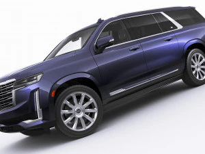 cadillac escalade 2021 esv 3D Model