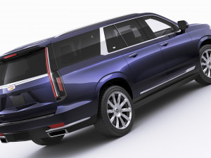 cadillac escalade 2021 esv Model 3D
