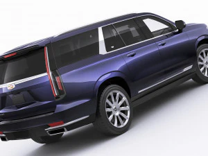 cadillac escalade 2021 esv 3D Model