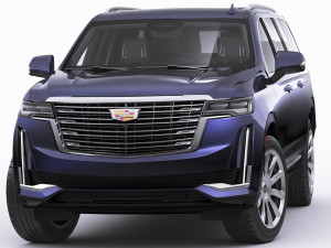 cadillac escalade 2021 esv Model 3D