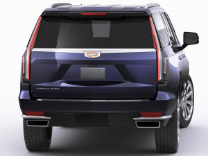 cadillac escalade 2021 esv Model 3D
