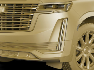 cadillac escalade 2021 esv Model 3D