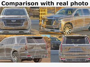 cadillac escalade 2021 esv 3D Model