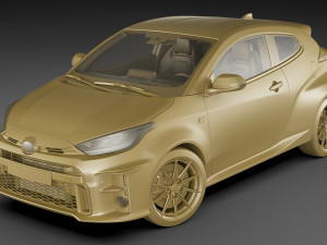 toyota gr yaris 2021 Model 3D