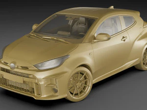 toyota gr yaris 2021 3D Model