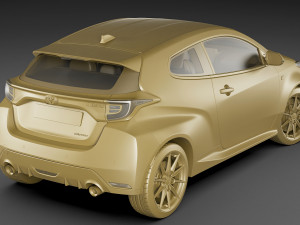 toyota gr yaris 2021 Model 3D