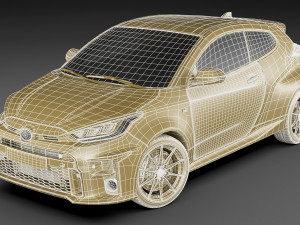 toyota gr yaris 2021 Model 3D