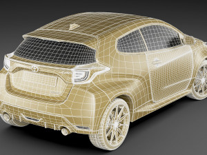 toyota gr yaris 2021 Model 3D