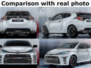 toyota gr yaris 2021 Model 3D