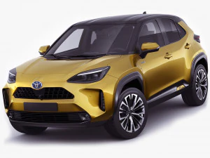 toyota yaris cross ibrida 2021 Modello 3D