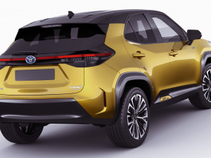 toyota yaris cross hybrid 2021 3D Model