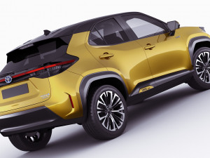 toyota yaris cross hybrid 2021 3D Model