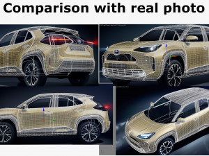 toyota yaris cross hybrid 2021 3D Model