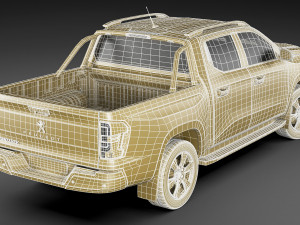 peugeot landtrek 2021 3D Модель