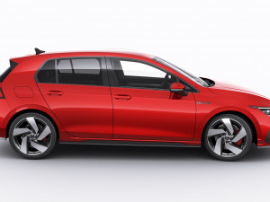 volkswagen golf 2020 gti gte r-line 3D 模型