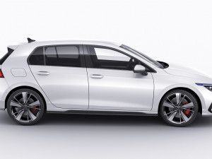 volkswagen golf 2020 gti gte r-line 3D 模型