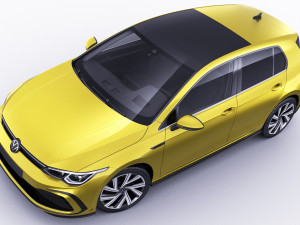 volkswagen golf 2020 gti gte r-line 3D 模型