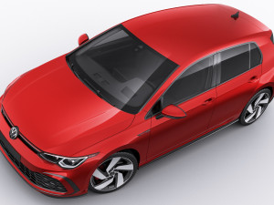 volkswagen golf 2020 gti gte r-line 3D 模型