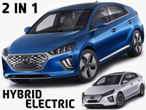 hyundai ioniq hybrid and electric 2020 3D Model