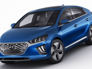 hyundai ioniq hybrid and electric 2020 Modèle 3D