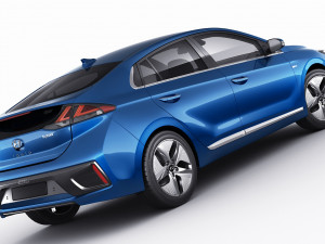hyundai ioniq hybrid and electric 2020 Modèle 3D