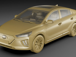 hyundai ioniq hybrid and electric 2020 Modèle 3D