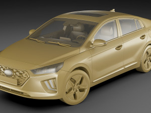 hyundai ioniq hybrid and electric 2020 Modèle 3D