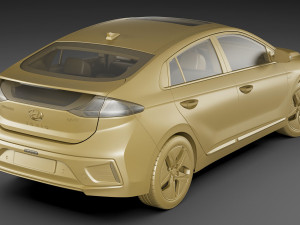 hyundai ioniq hybrid and electric 2020 Modèle 3D