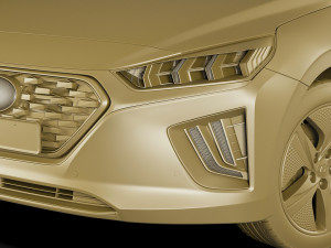 hyundai ioniq hybrid and electric 2020 Modèle 3D