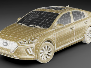 hyundai ioniq hybrid and electric 2020 Modèle 3D