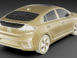 hyundai ioniq hybrid and electric 2020 Modèle 3D