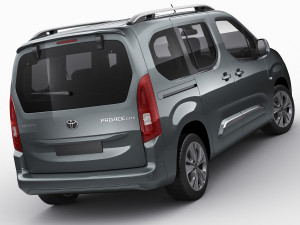 toyota proace city verso 2019 3Dモデル
