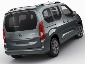 toyota proace city verso 2019 3D Model
